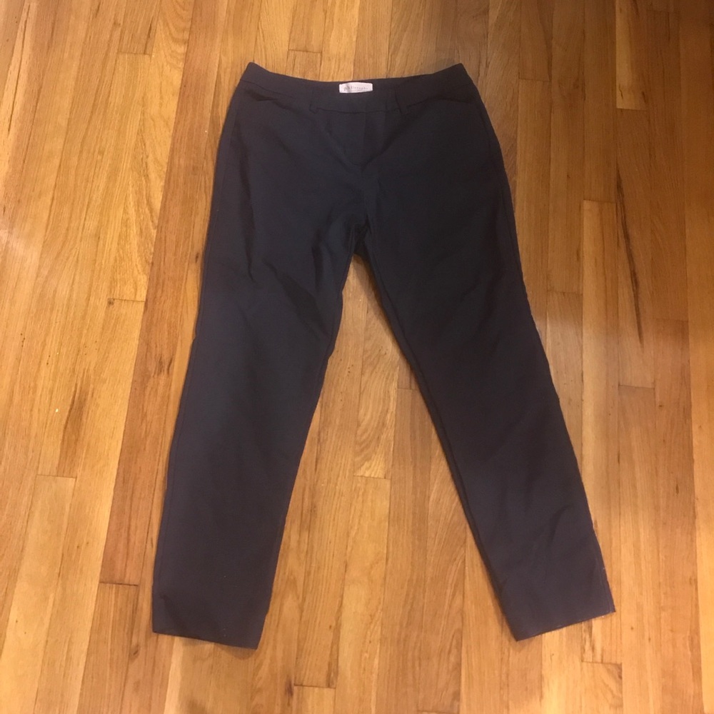 Blue ankle trousers